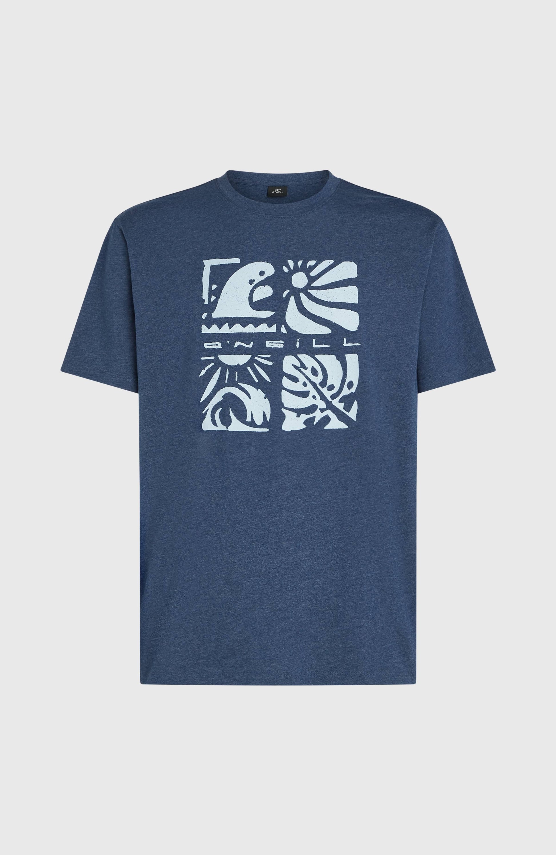 O’Neill Melange Front Print T-Shirt Men - English Evening