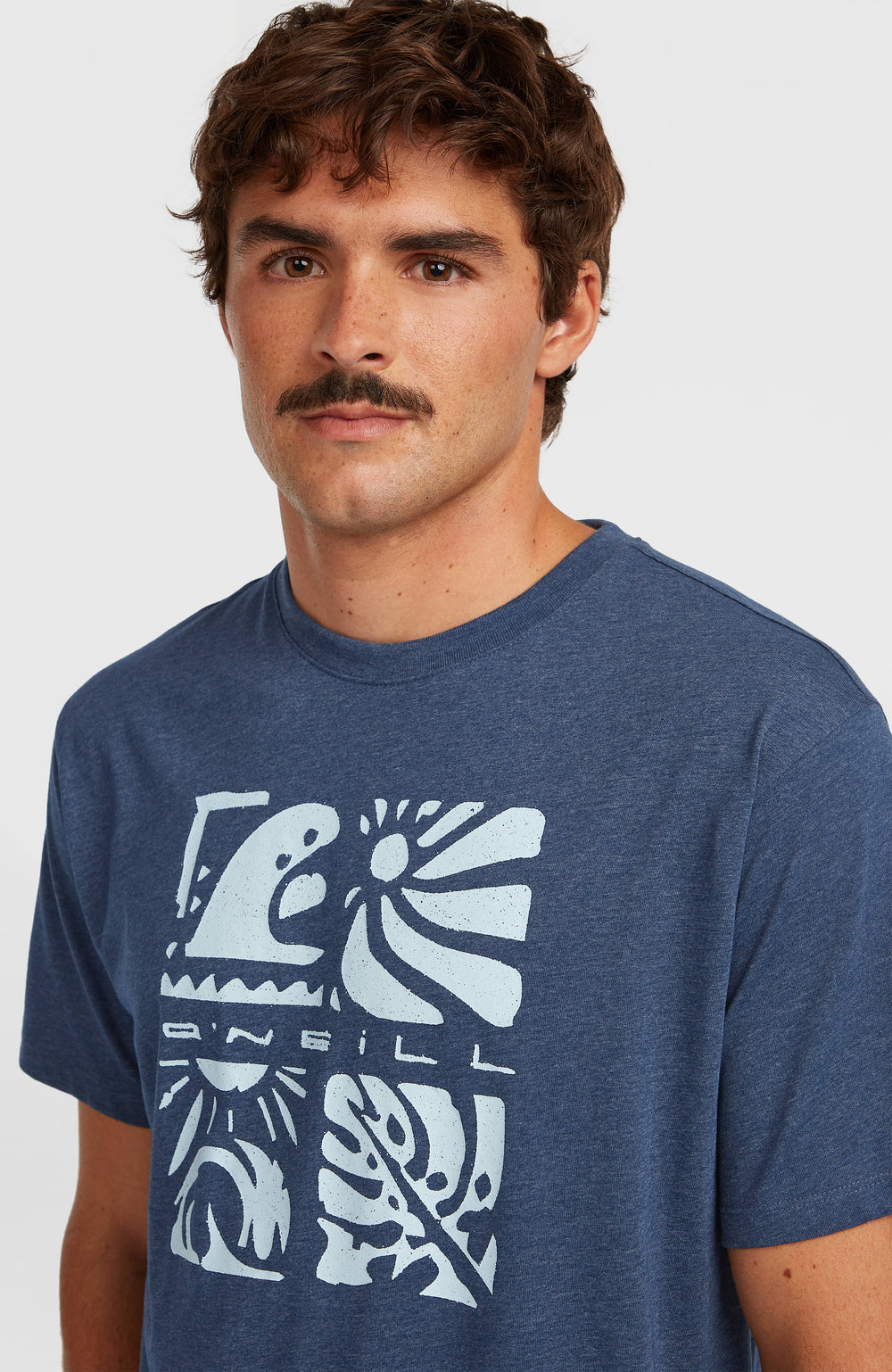O’Neill Melange Front Print T-Shirt Men - English Evening