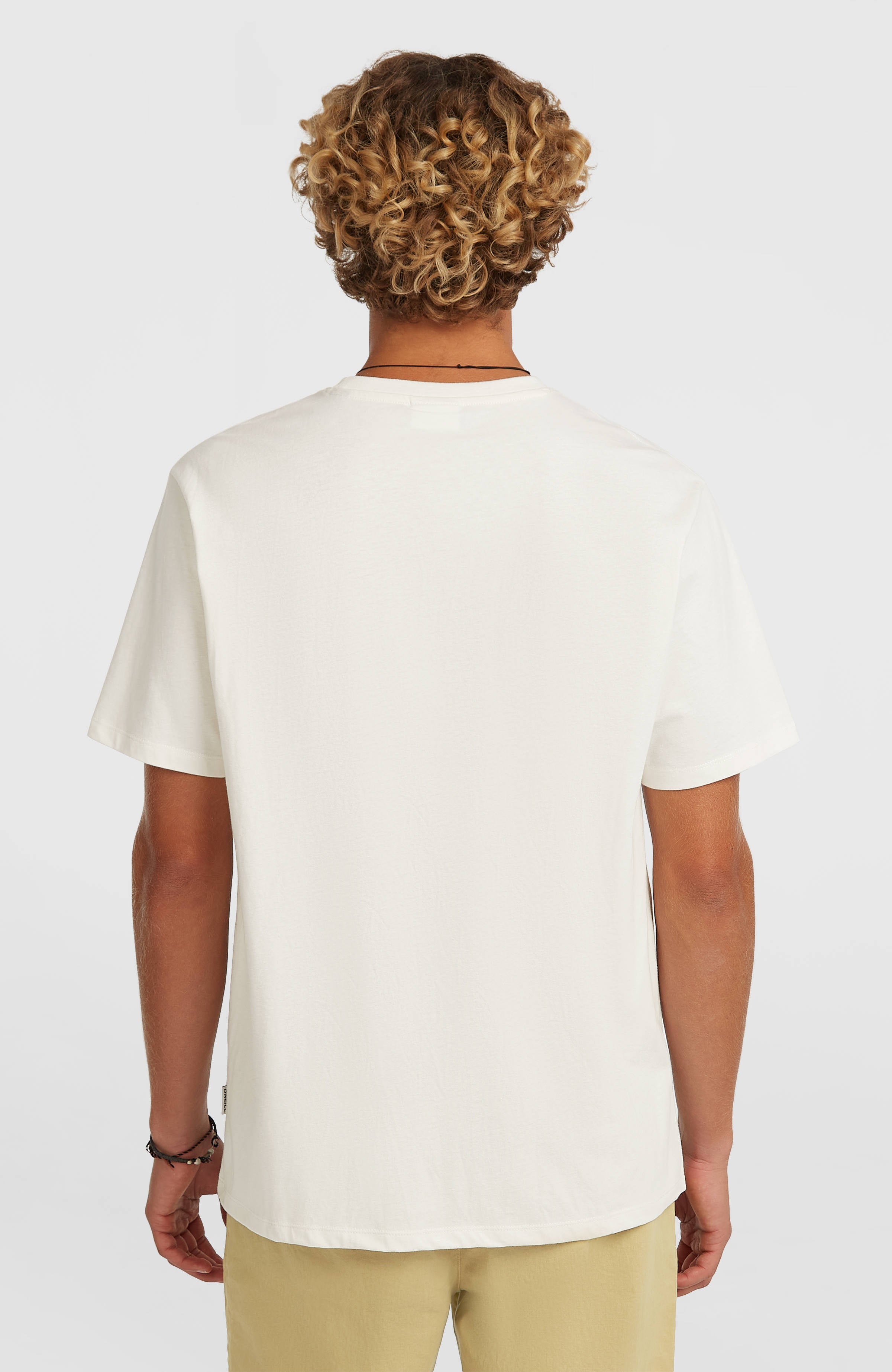 O’Neill Melange Front Print T-Shirt Men - Snow White