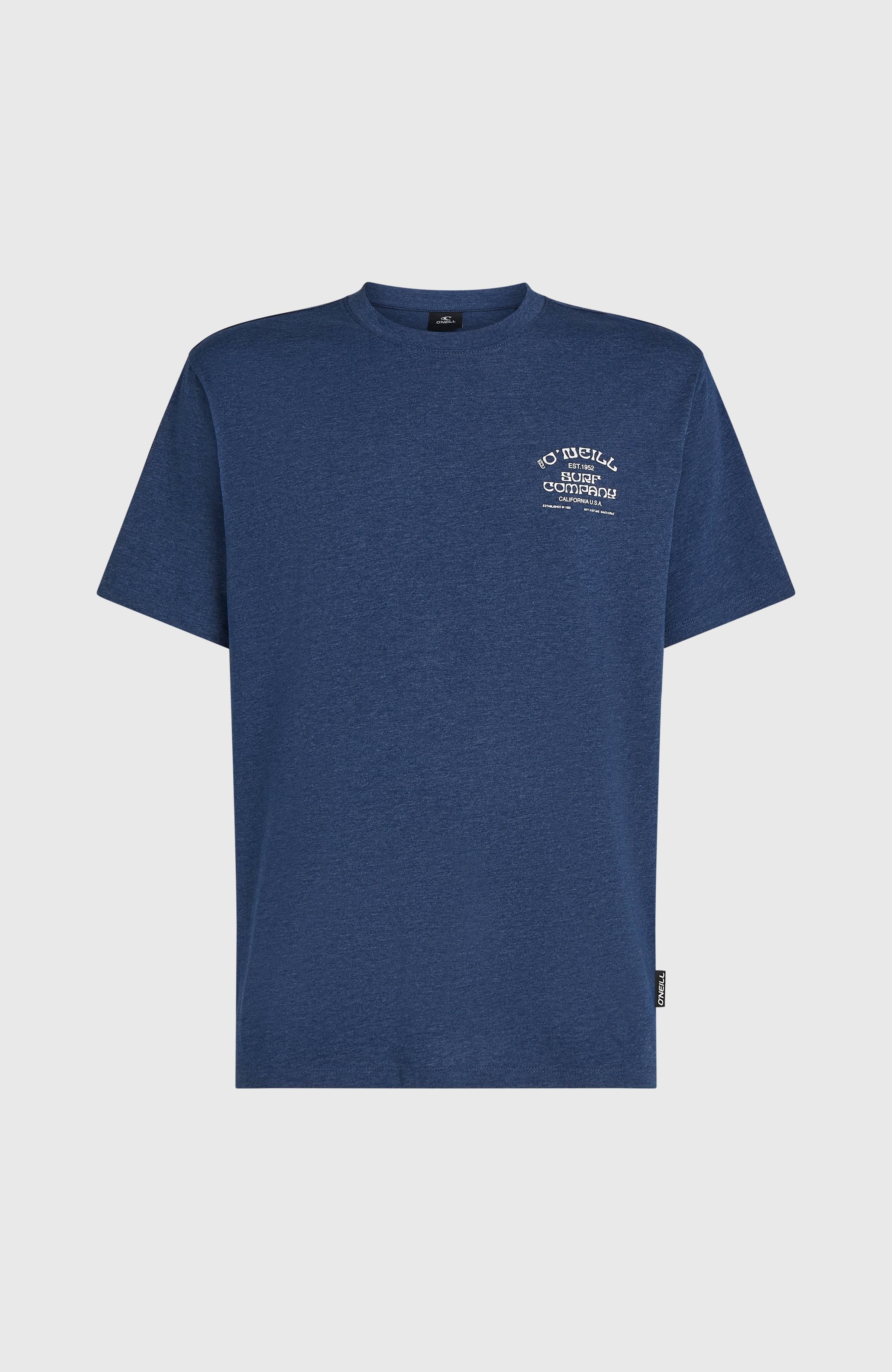 Melange Chest Print T-Shirt Men - English Evening