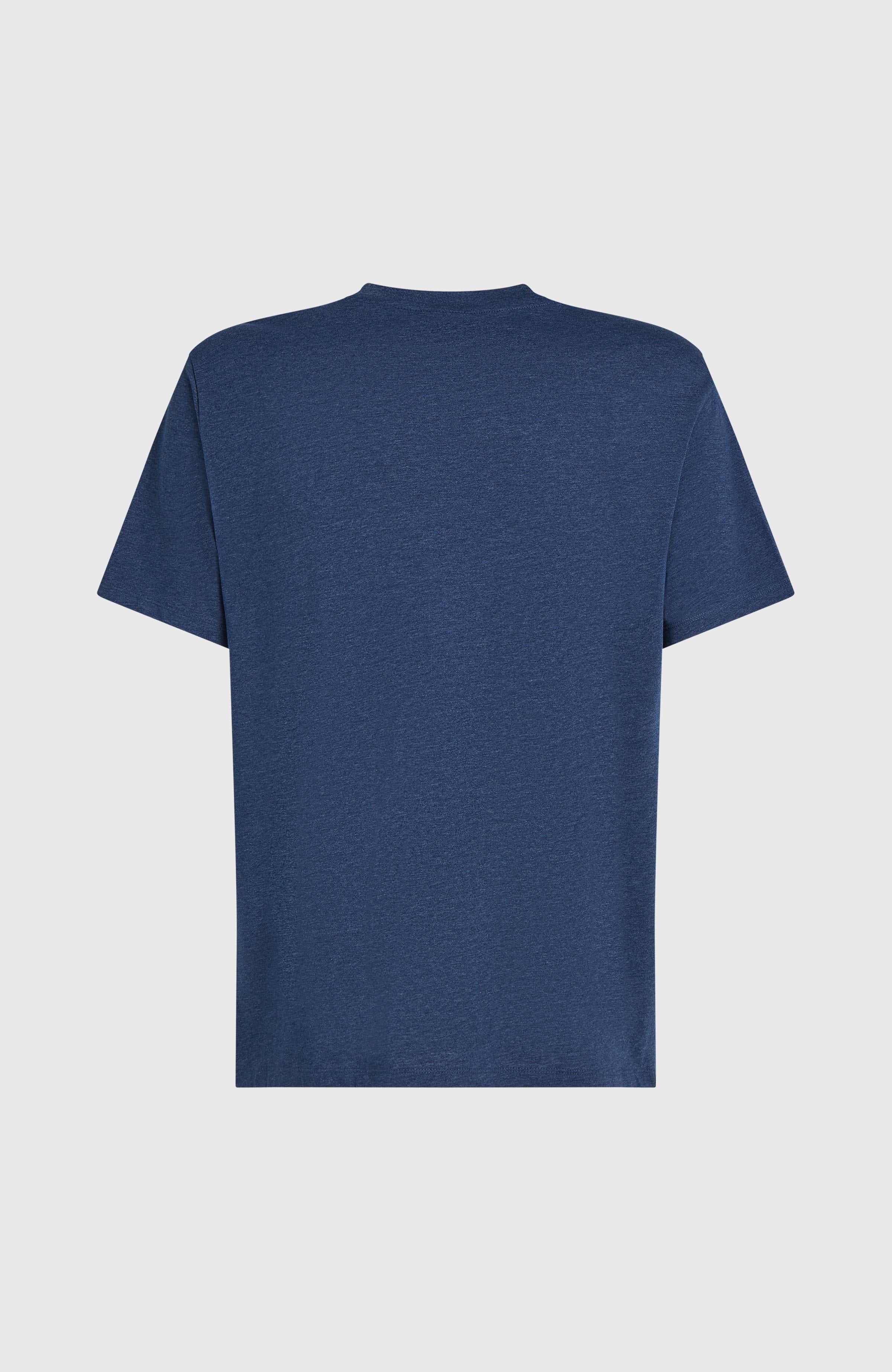 Melange Chest Print T-Shirt Men - English Evening