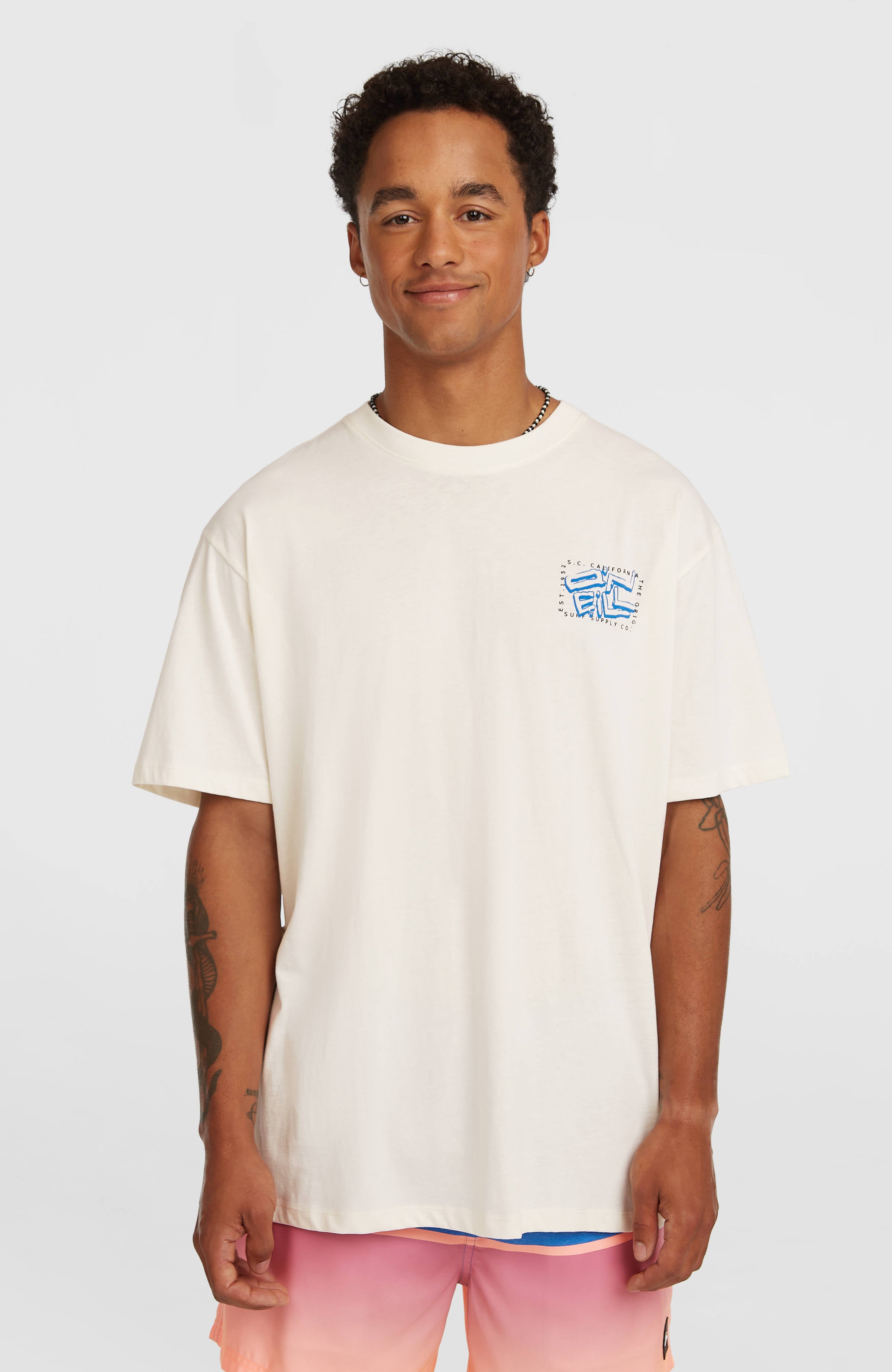 O'Neill Photo Back Print T-shirt Men - Snow White