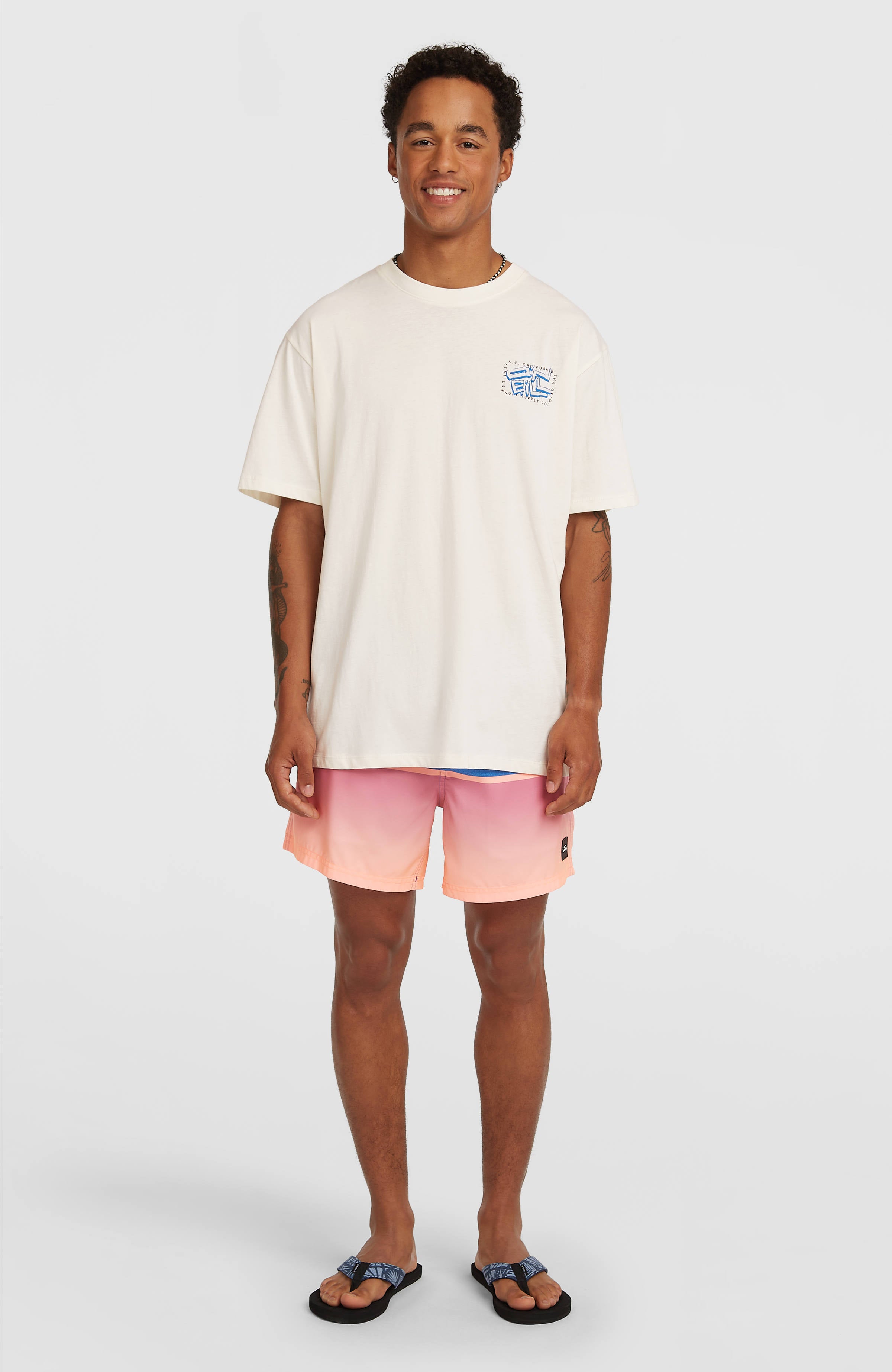 O'Neill Photo Back Print T-shirt Men - Snow White