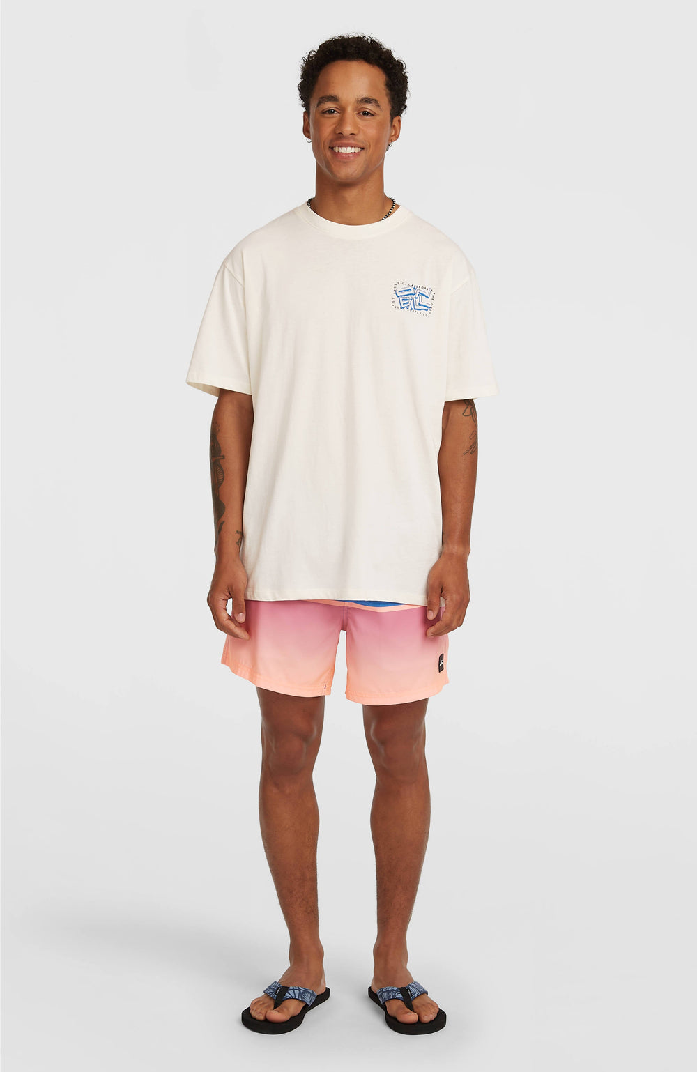 O'Neill Photo Back Print T-shirt Men - Snow White