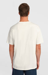 Chest Print T-Shirt Men - Snow White