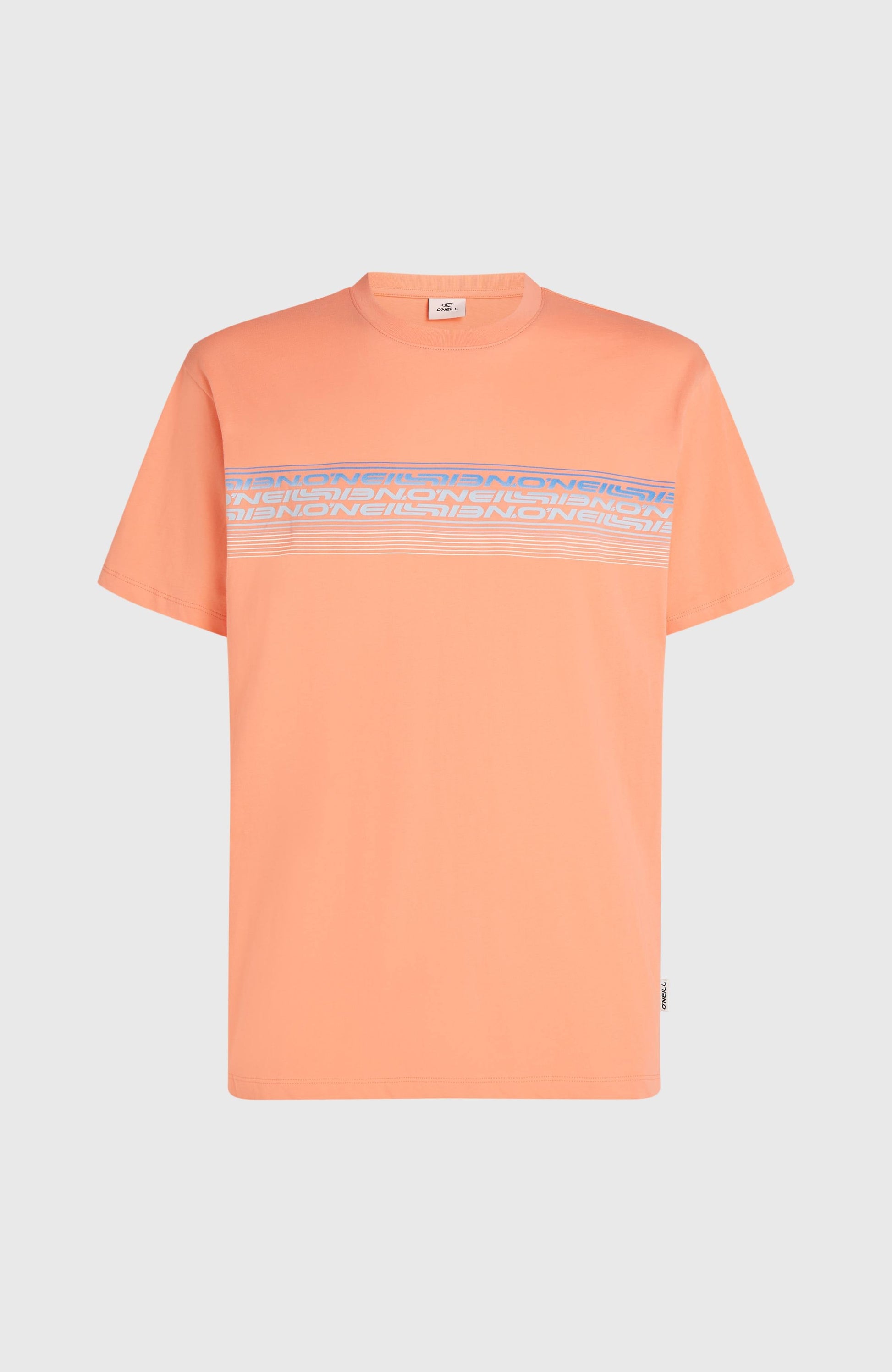 O’Neill Logo Stripe T-Shirt Men - Funky Peach