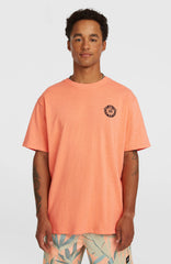 O’Neill Slub Back Print T-Shirt Men - Funky Peach