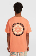 O’Neill Slub Back Print T-Shirt Men - Funky Peach