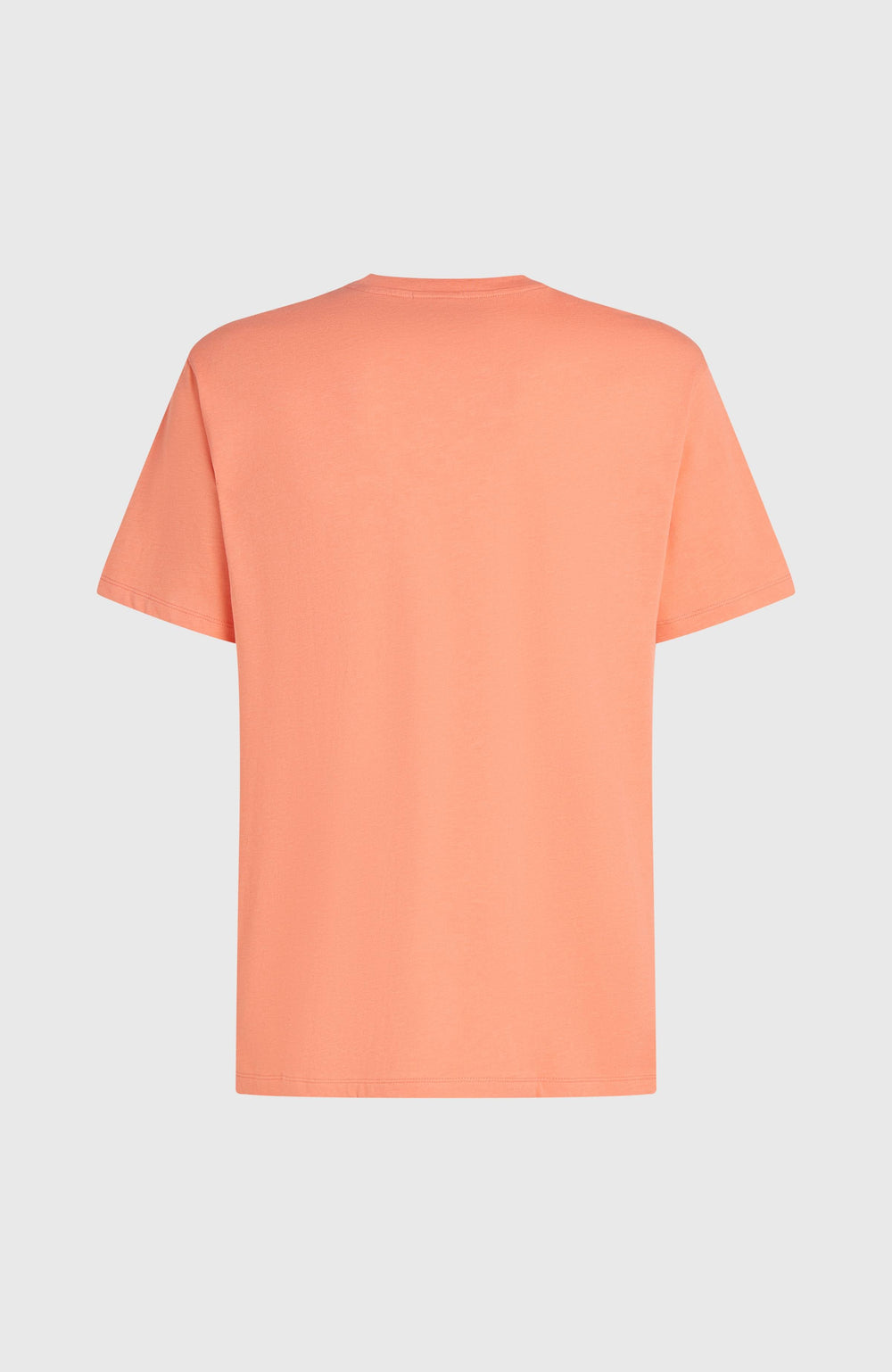 Melange Chest Print T-Shirt Men - Funky Peach