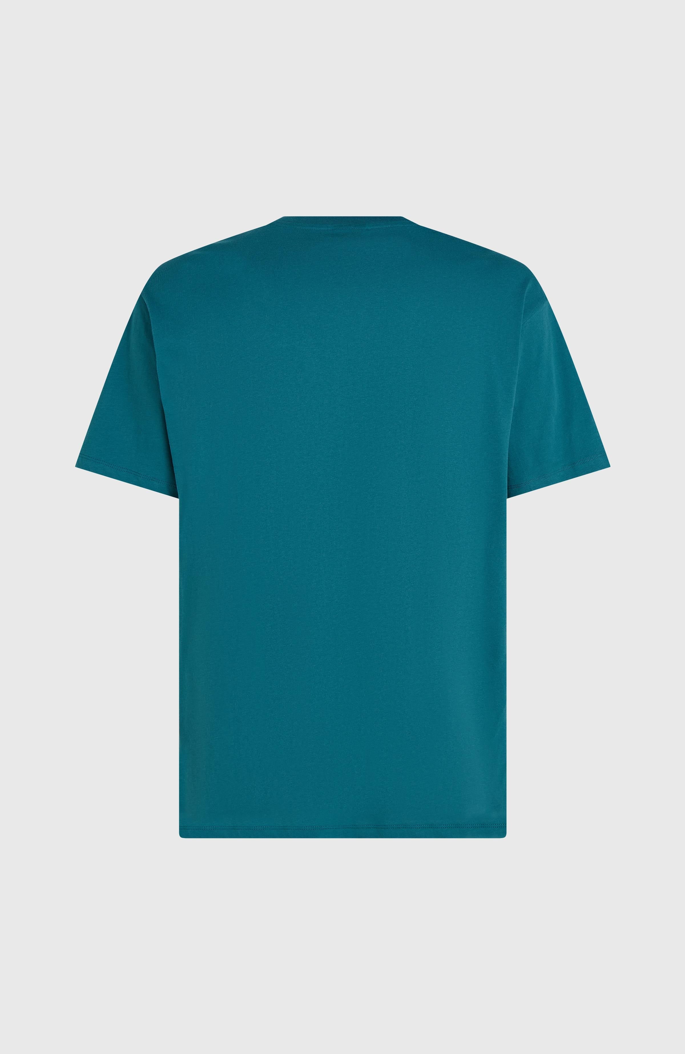 Chest Print T-Shirt Men - Botanical Heat