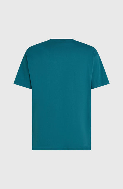 Chest Print T-Shirt Men - Botanical Heat