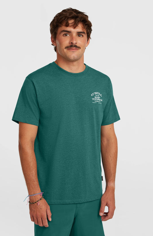 Melange Chest Print T-Shirt Men - Botanical Heat