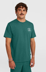 Melange Chest Print T-Shirt Men - Botanical Heat