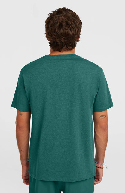 Melange Chest Print T-Shirt Men - Botanical Heat