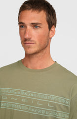 O’Neill Flower Stripe T-Shirt Men - Avery Fern