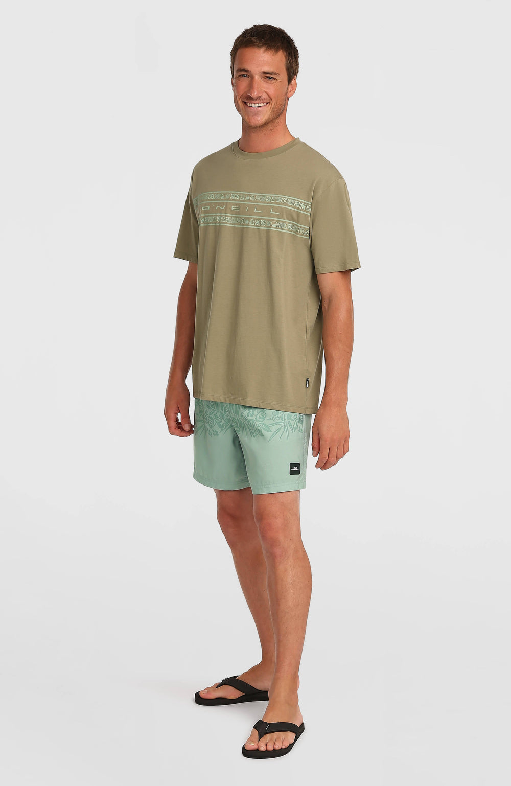 O’Neill Flower Stripe T-Shirt Men - Avery Fern