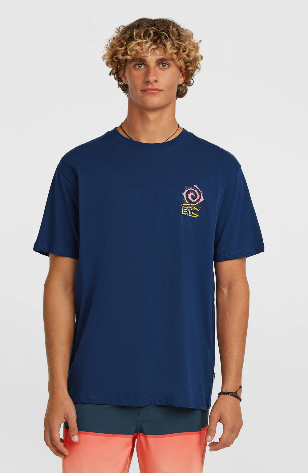 Chest Print T-Shirt Men - English Evening