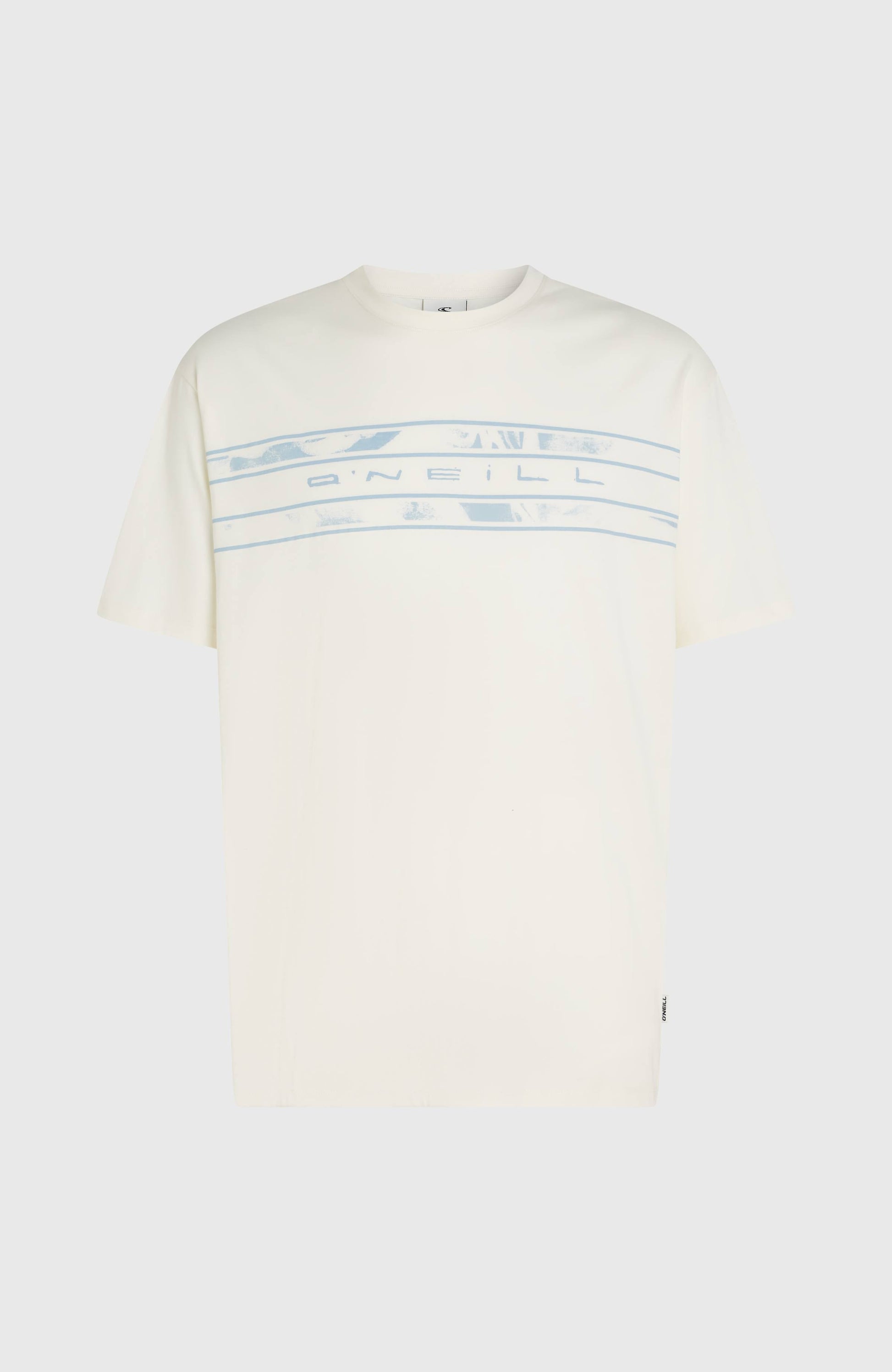 O’Neill Flower Stripe T-Shirt Men - Snow White