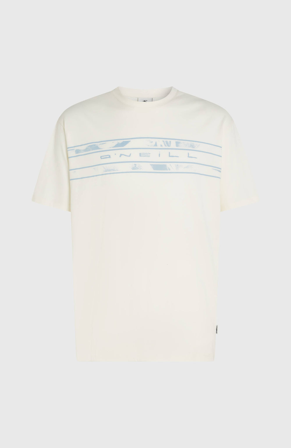 O’Neill Flower Stripe T-Shirt Men - Snow White