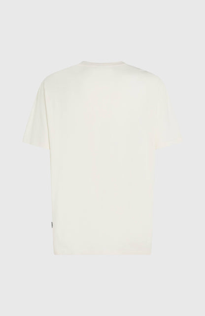 O’Neill Flower Stripe T-Shirt Men - Snow White