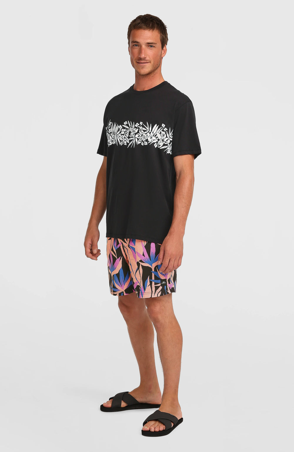 O’Neill Uni Flower T-Shirt Men - Black Out