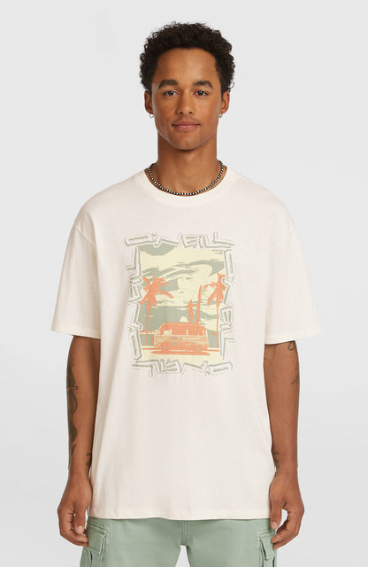 Photo Front Print T-Shirt Men - Snow White
