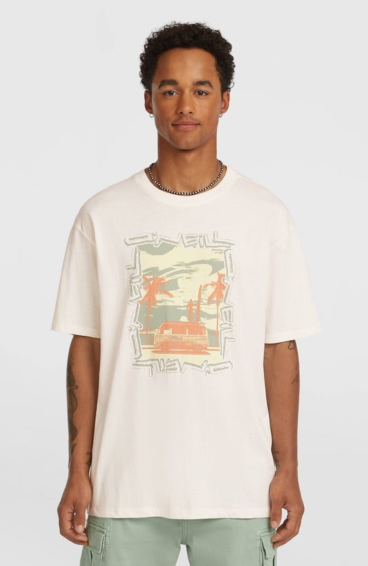 Photo Front Print T-Shirt Men - Snow White