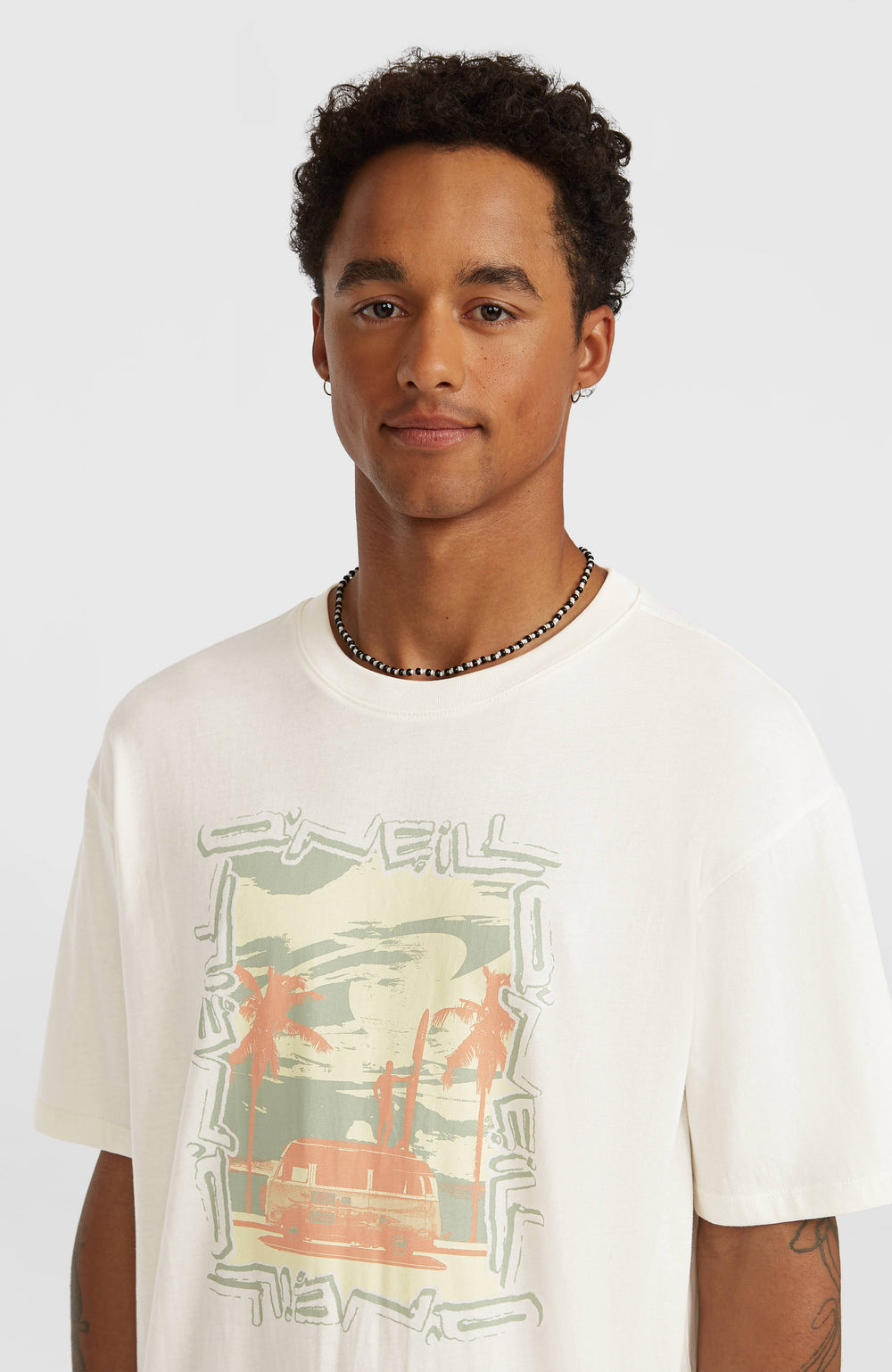 Photo Front Print T-Shirt Men - Snow White