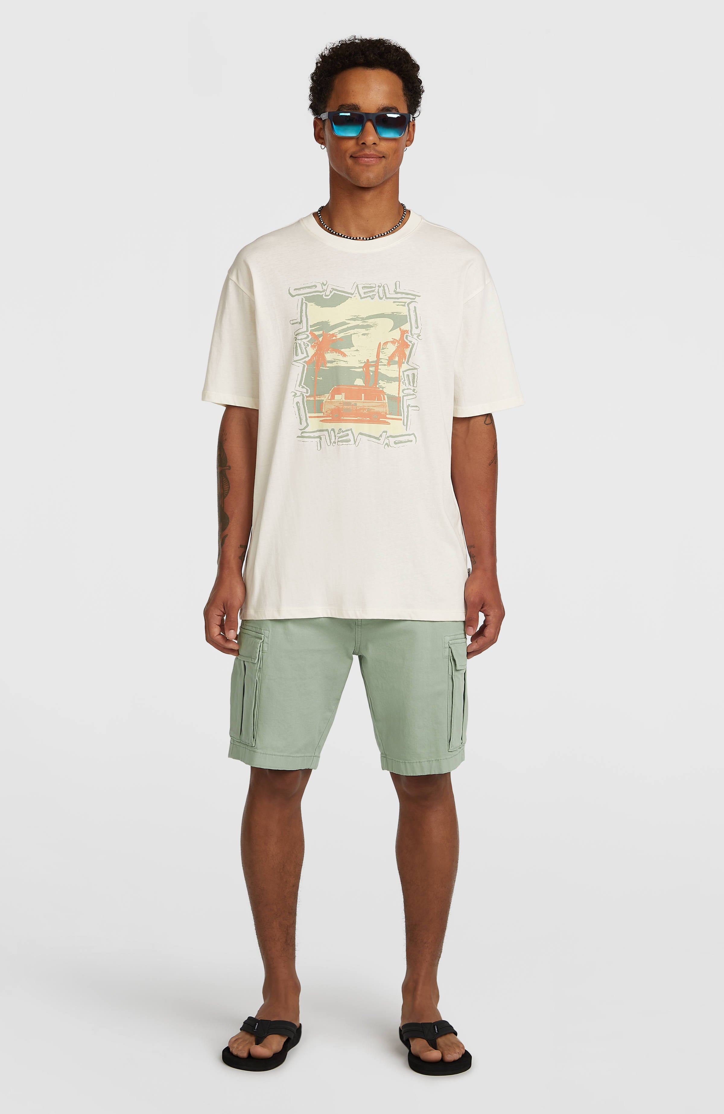 Photo Front Print T-Shirt Men - Snow White