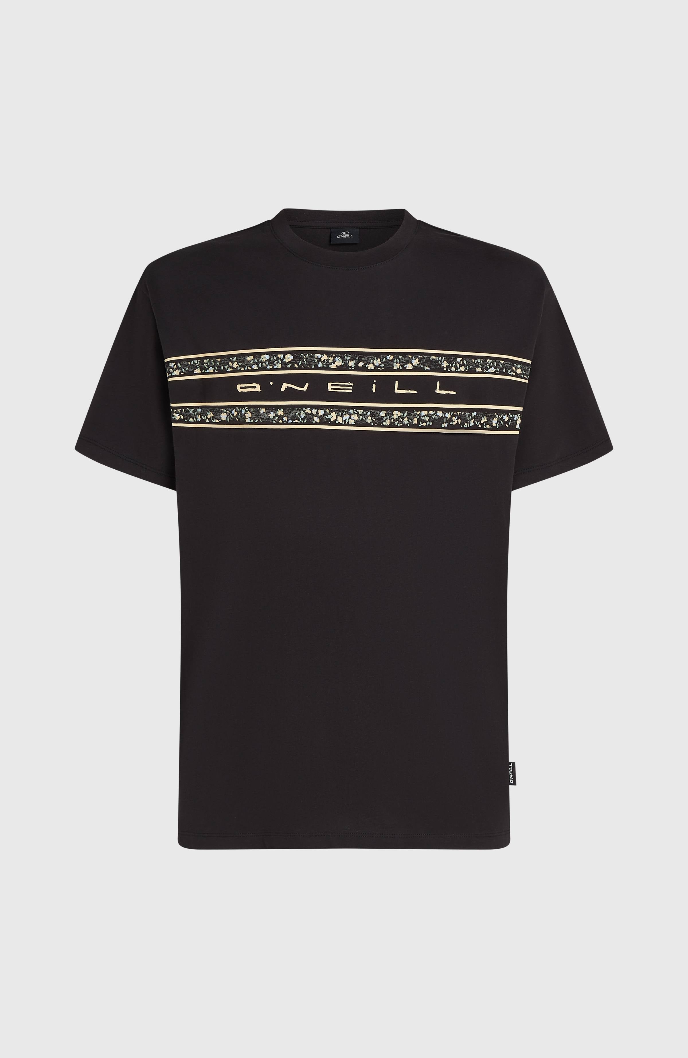 O’Neill Flower Stripe T-Shirt Men - Black Out