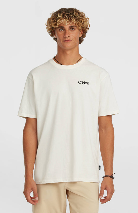 Polygiene Cotton Graphic T-Shirt Men - Snow White