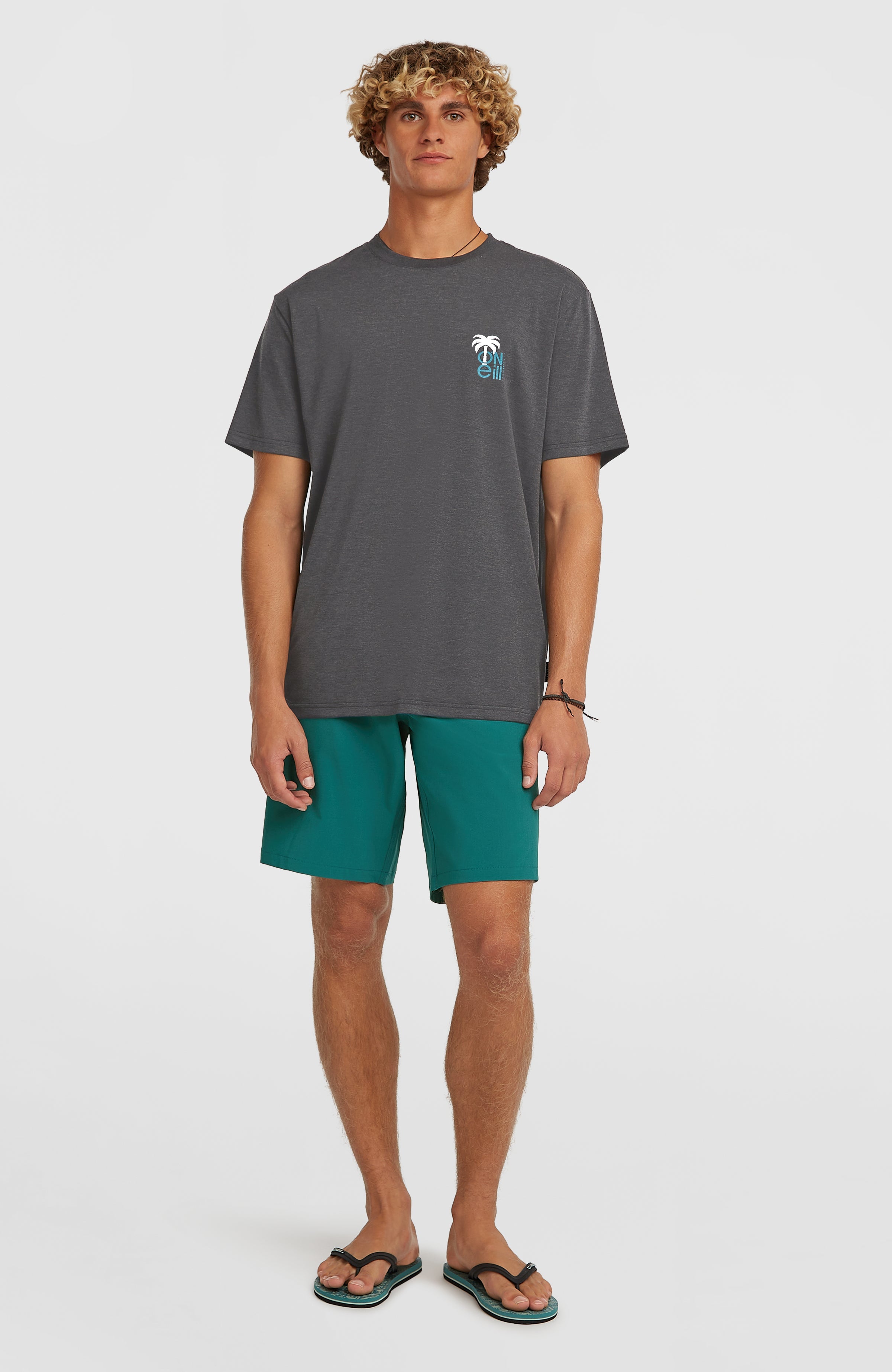 O'Neill Hybrid Polygiene Graphic T-Shirt Men - Black Out
