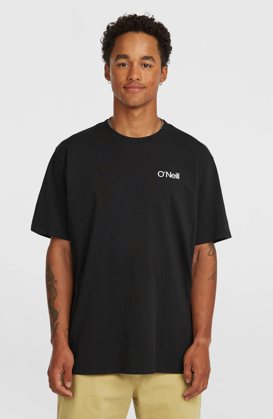Polygiene Cotton Graphic T-Shirt Men - Black Out
