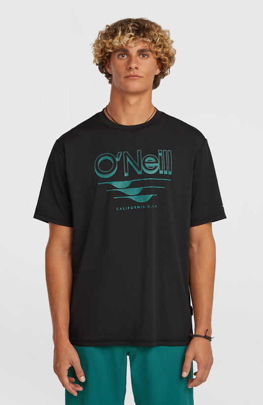 O'Neill Hybrid UPF 50+ Polygiene Graphic T-Shirt Men - Black Out