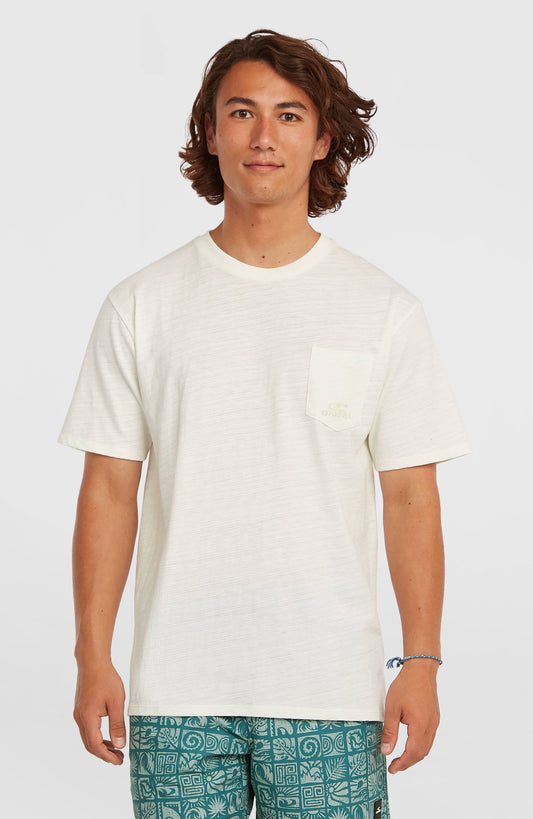 O'Neill Slub Chest Pocket T-Shirt Men - Snow White