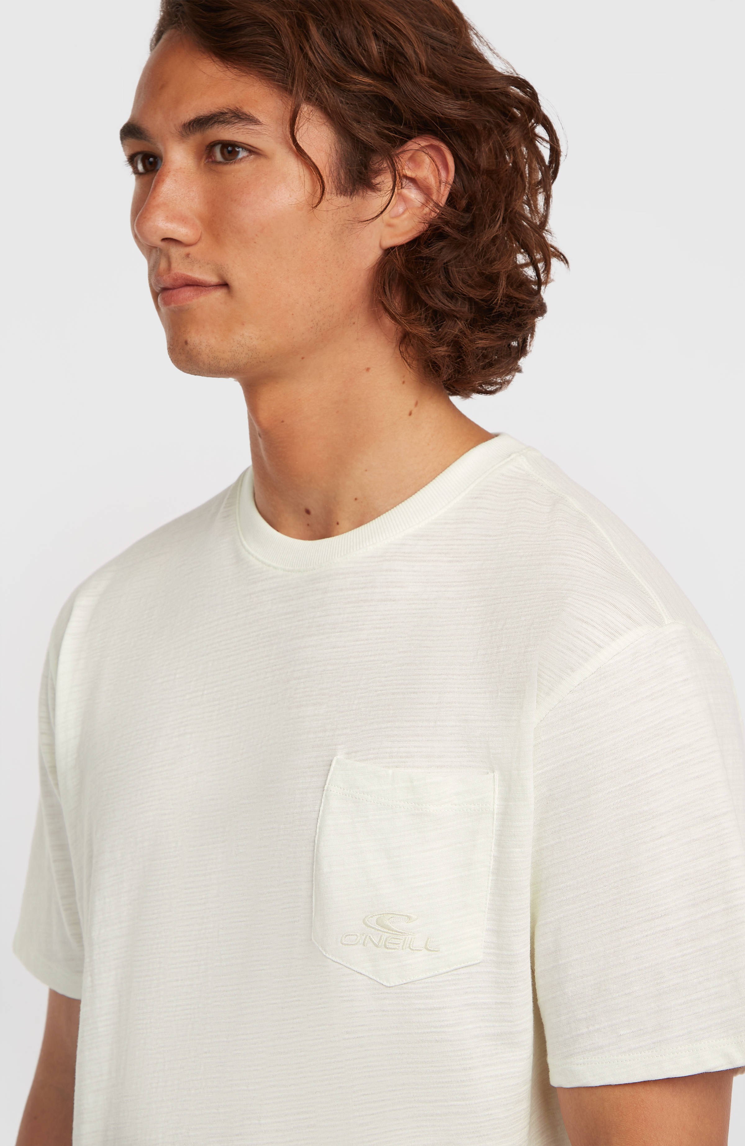 O'Neill Slub Chest Pocket T-Shirt Men - Snow White