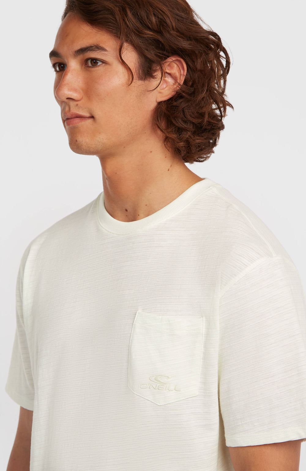 O'Neill Slub Chest Pocket T-Shirt Men - Snow White