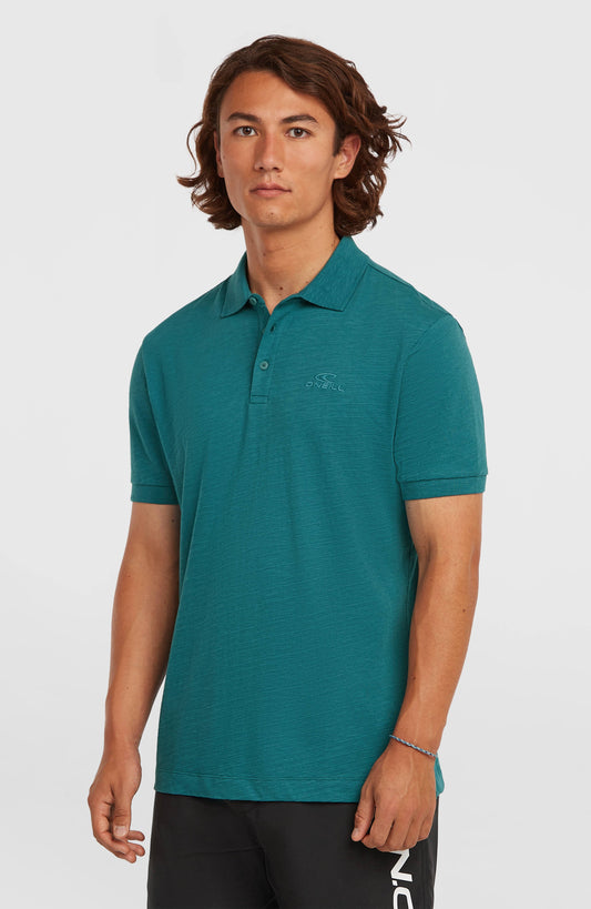 Slub Polo Men - Botanical Heat