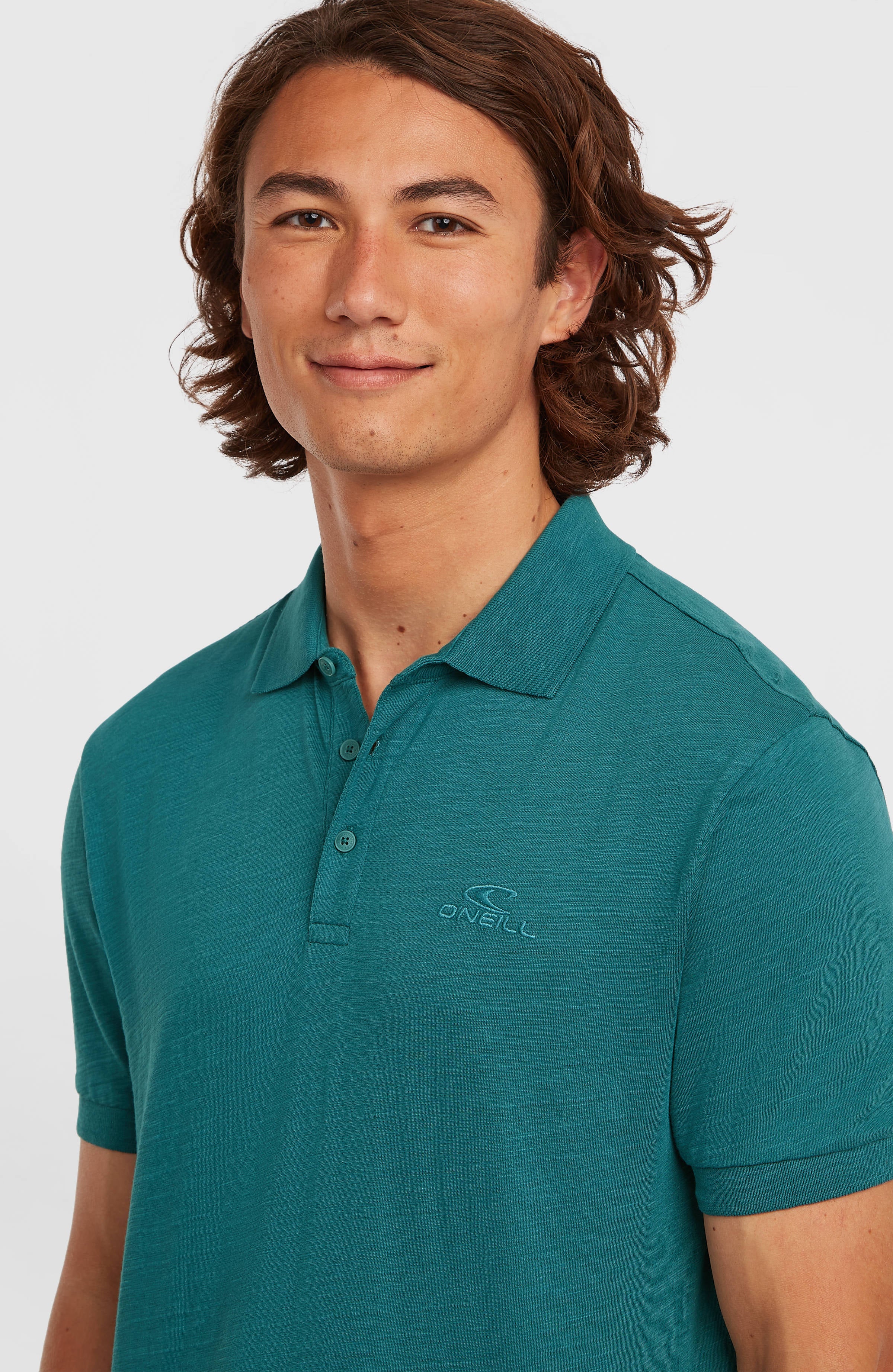 Slub Polo Men - Botanical Heat