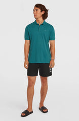 Slub Polo Men - Botanical Heat