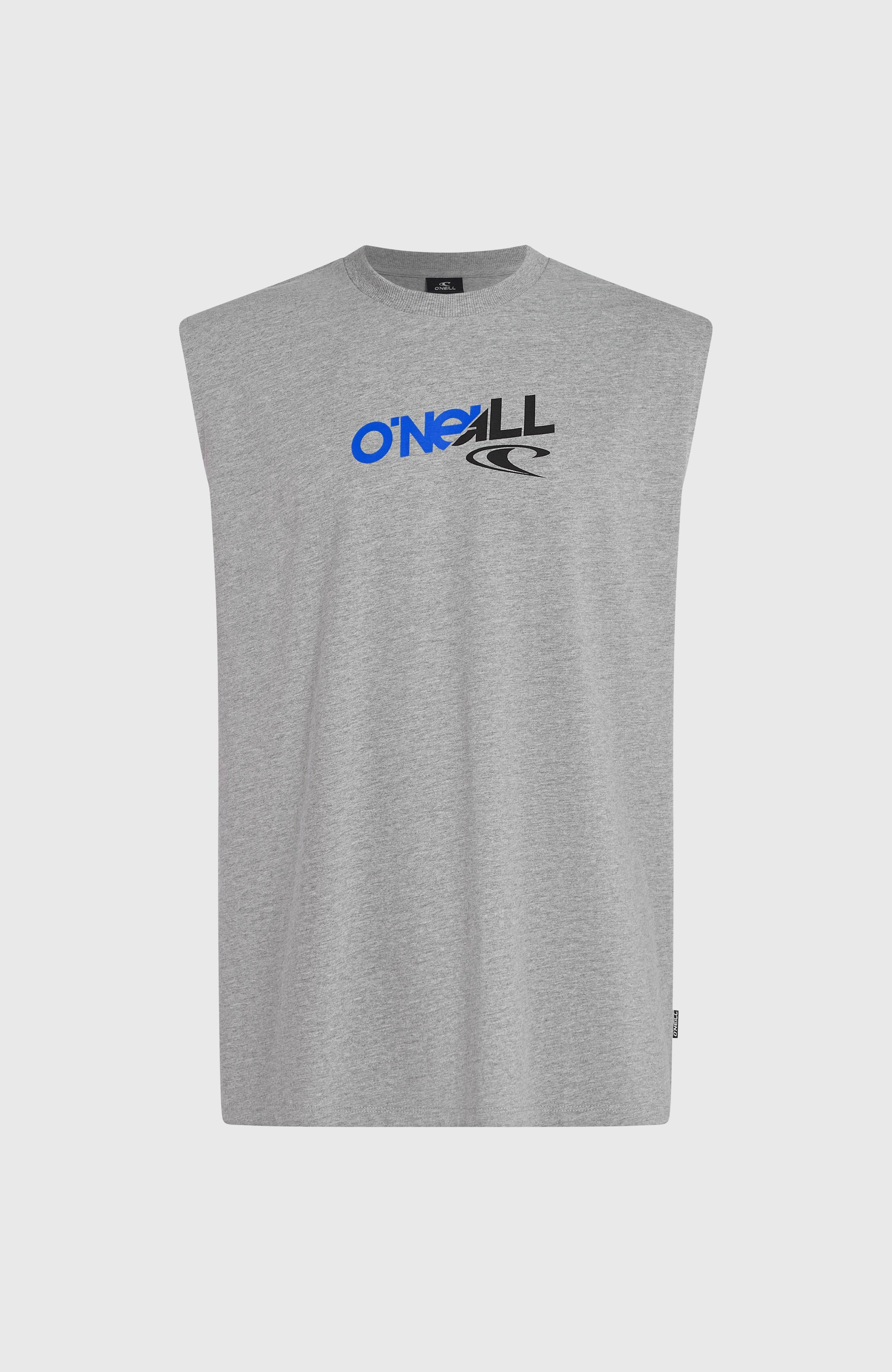 Essentials 90s Graphic Tank Top Men - Silver Melee