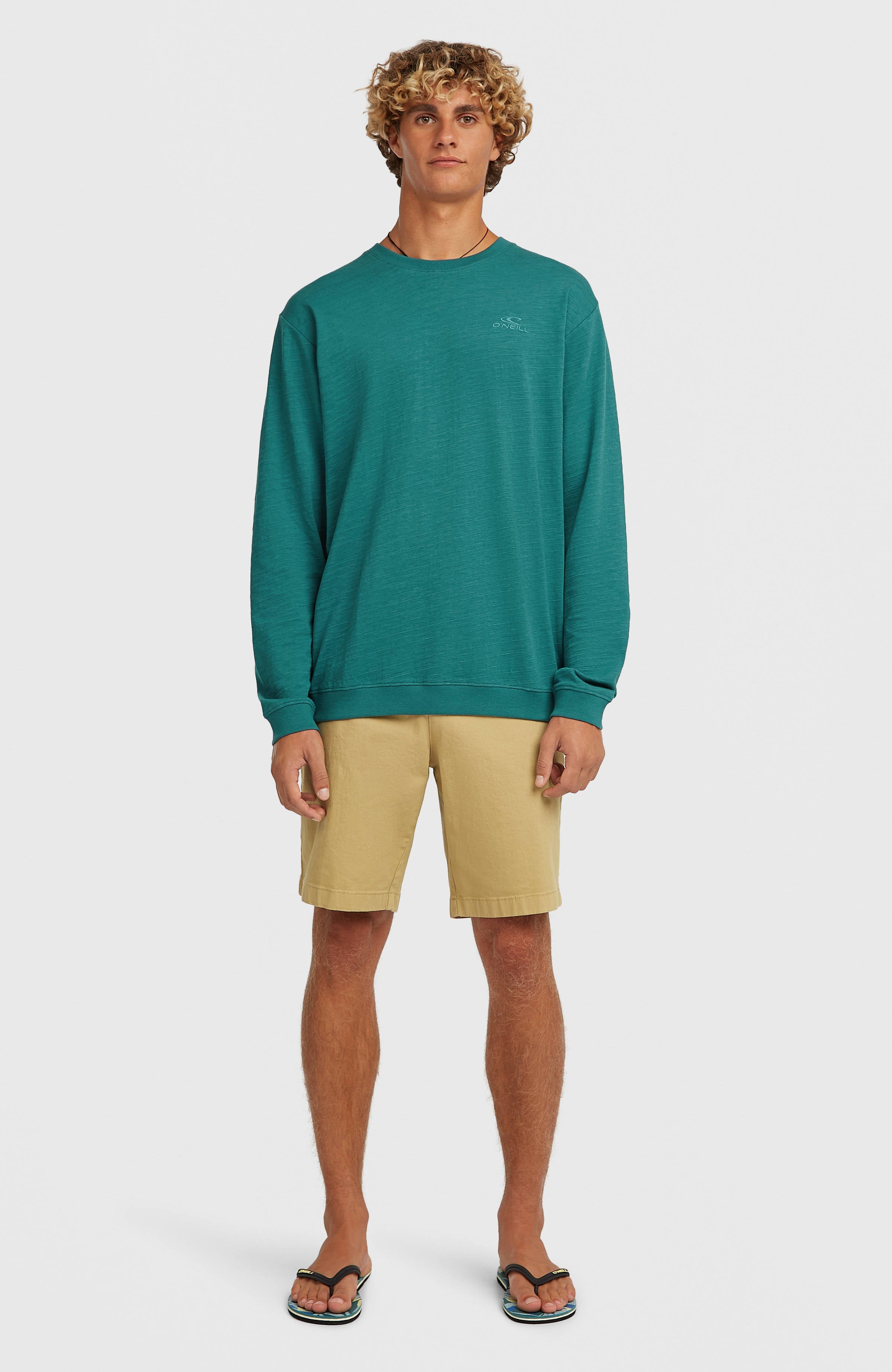 O'Neill Slub Long-Sleeve T-Shirt Men - Botanical Heat