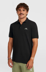 Slub Polo Men - Black Out