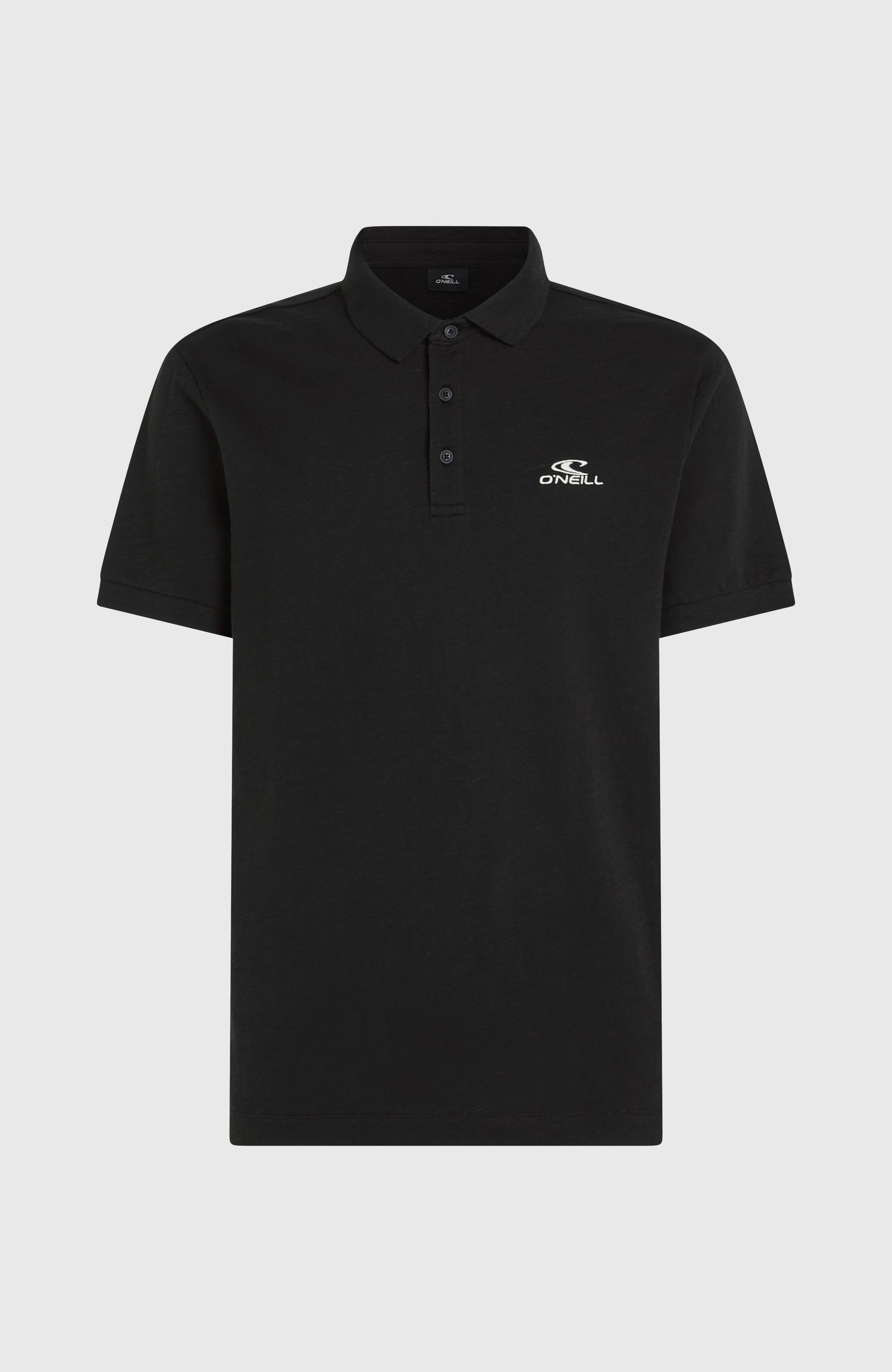 Slub Polo Men - Black Out