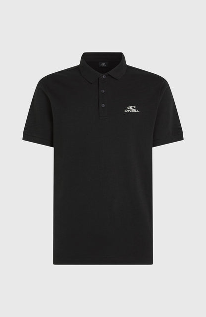 Slub Polo Men - Black Out