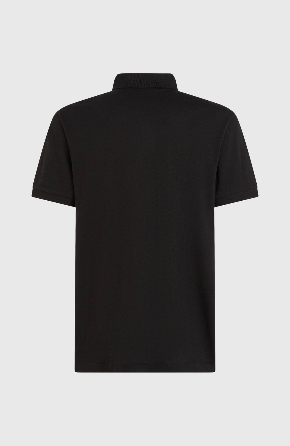 Slub Polo Men - Black Out