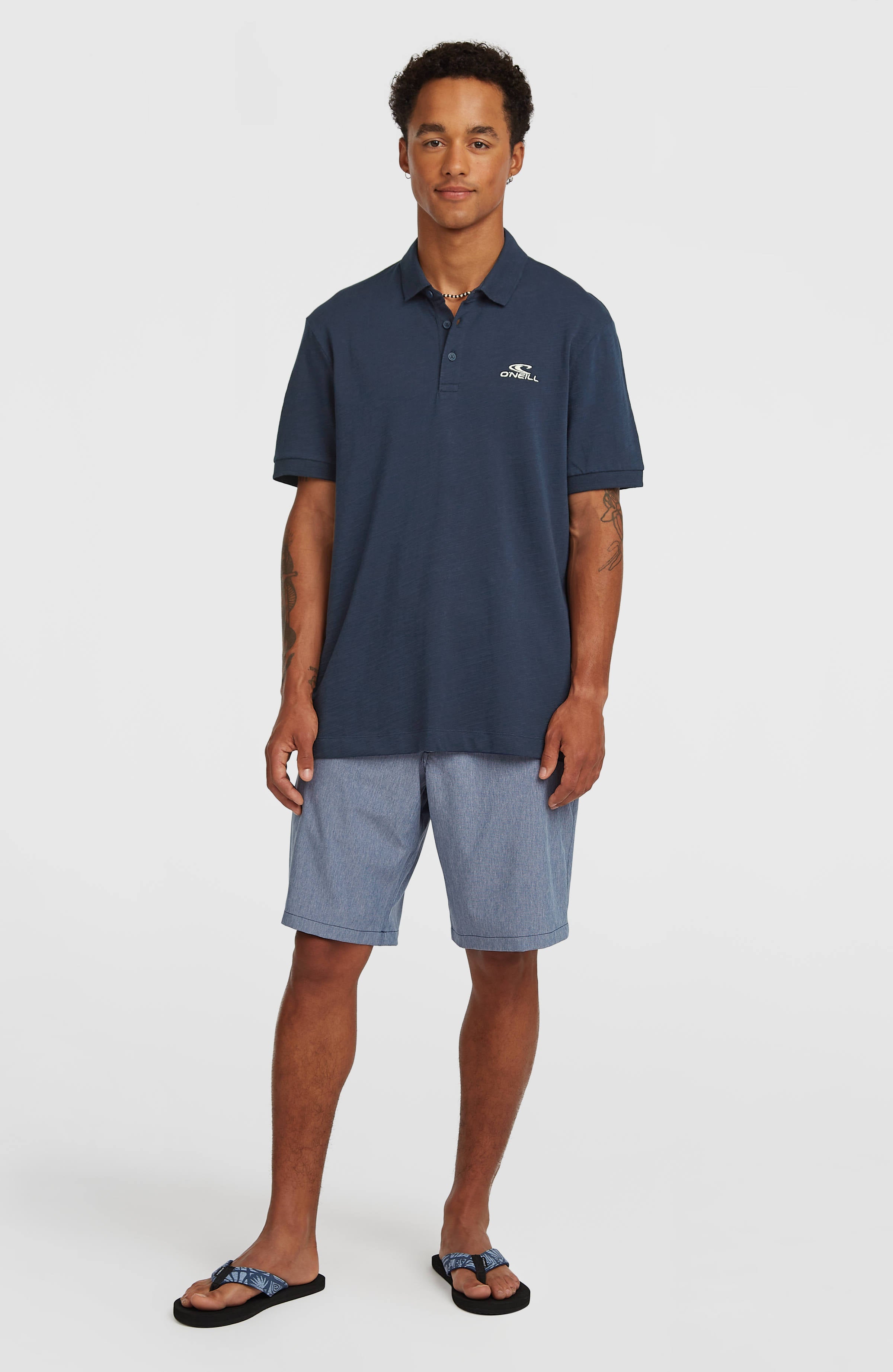 Slub Polo Men - Ink Blue