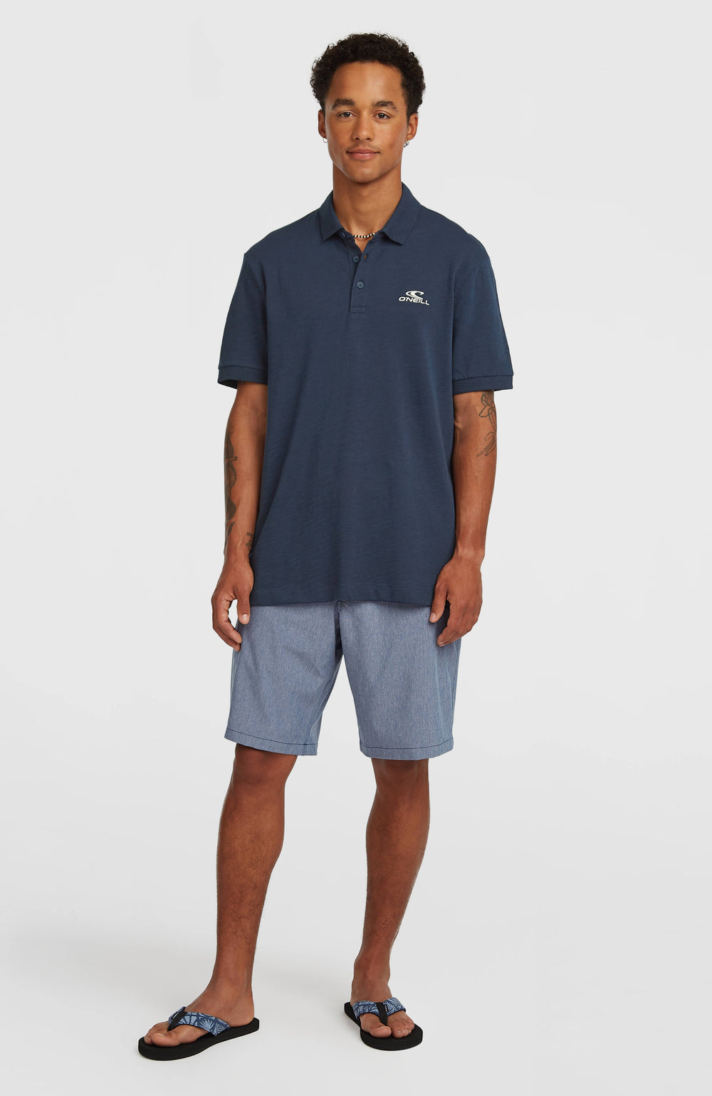 Slub Polo Men - Ink Blue
