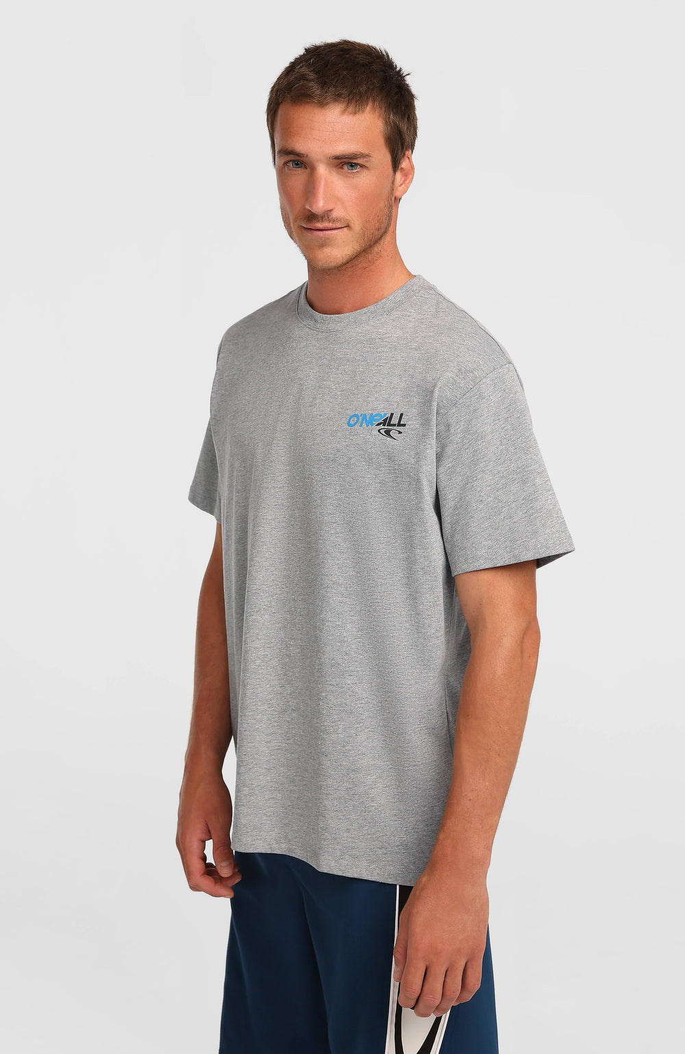 Essentials 90s Graphic T-Shirt Men - Silver Melee