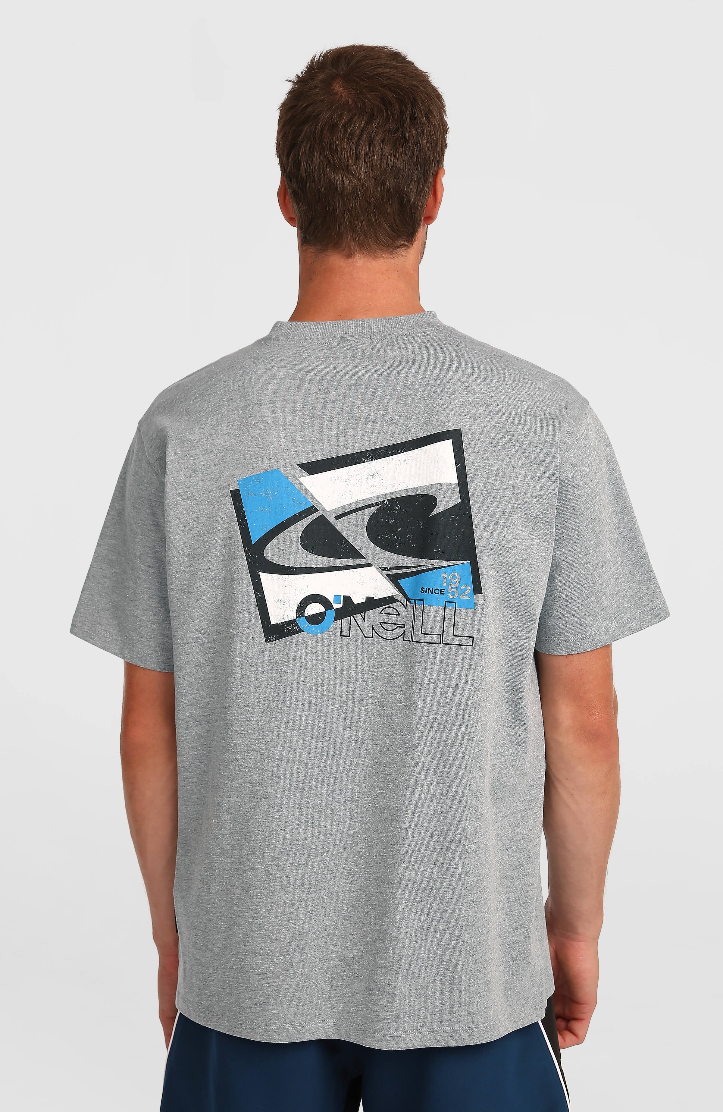 Essentials 90s Graphic T-Shirt Men - Silver Melee